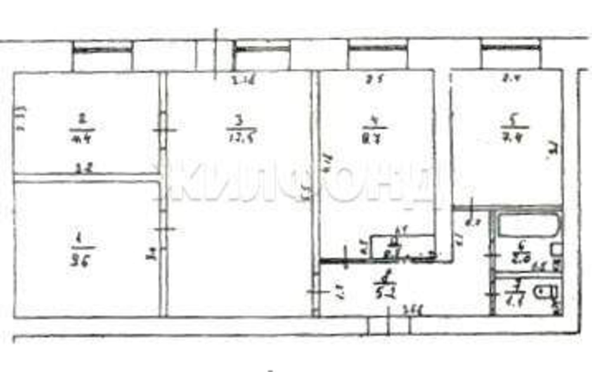 Купить квартиру за 2 950 000 рублей на Юбилейная улица, д.10